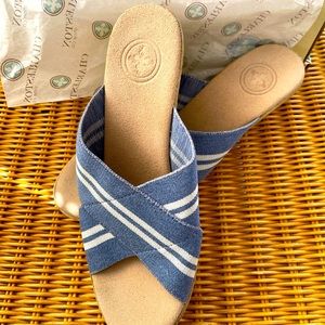 Charleston Shoe Company - Backless Cannon Chambray